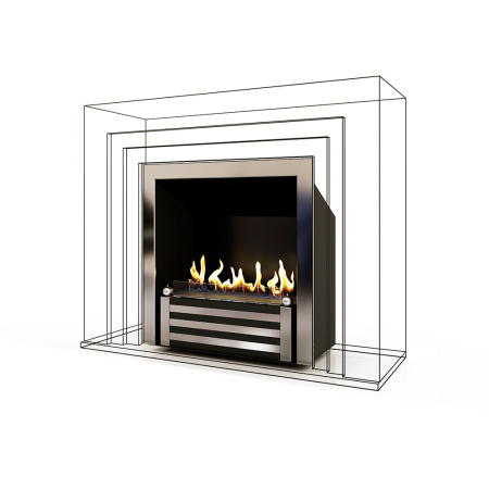 Биокамин в мраморном портале Firezo Grazia Биокамин в мраморном портале Firezo Grazia